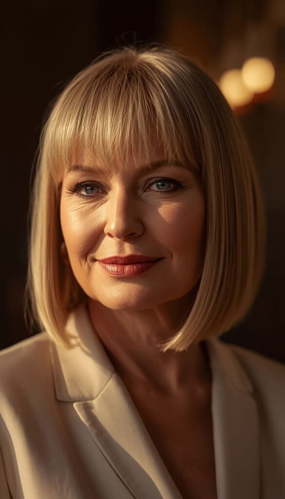 The French Bob with Soft Fringe