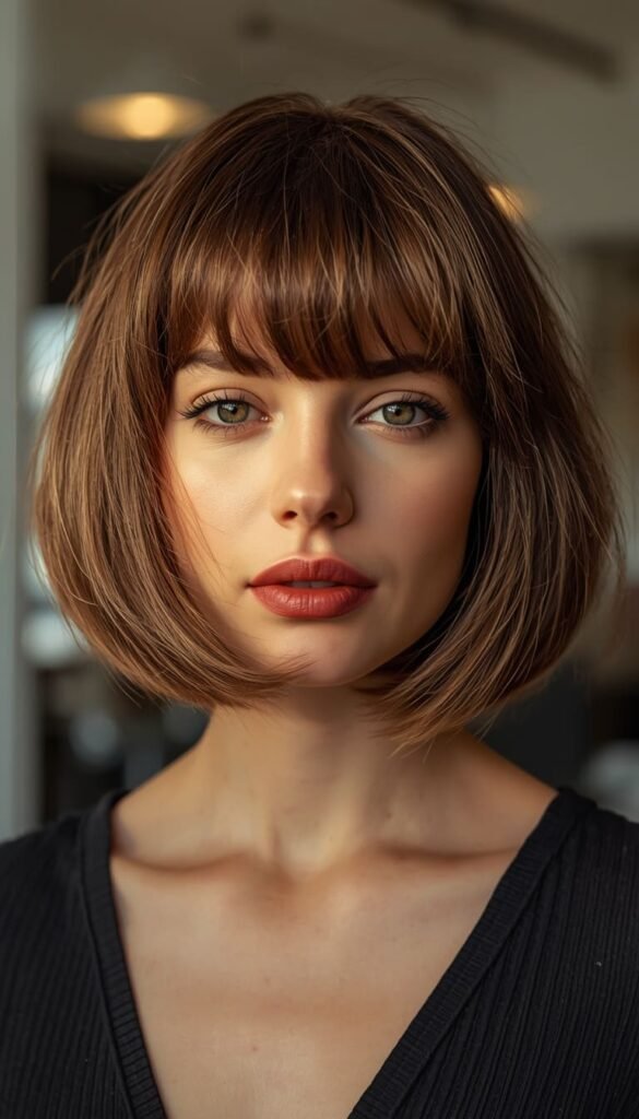 The French Bob with Wispy Fringe