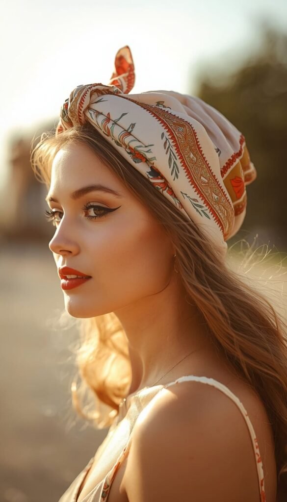 The Knotted Scarf Headband — Retro Summer Vibes
