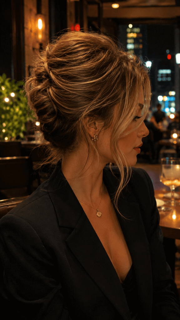 The Messy Chic French Twist