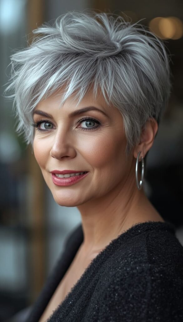 The Silver Tousled Bixie