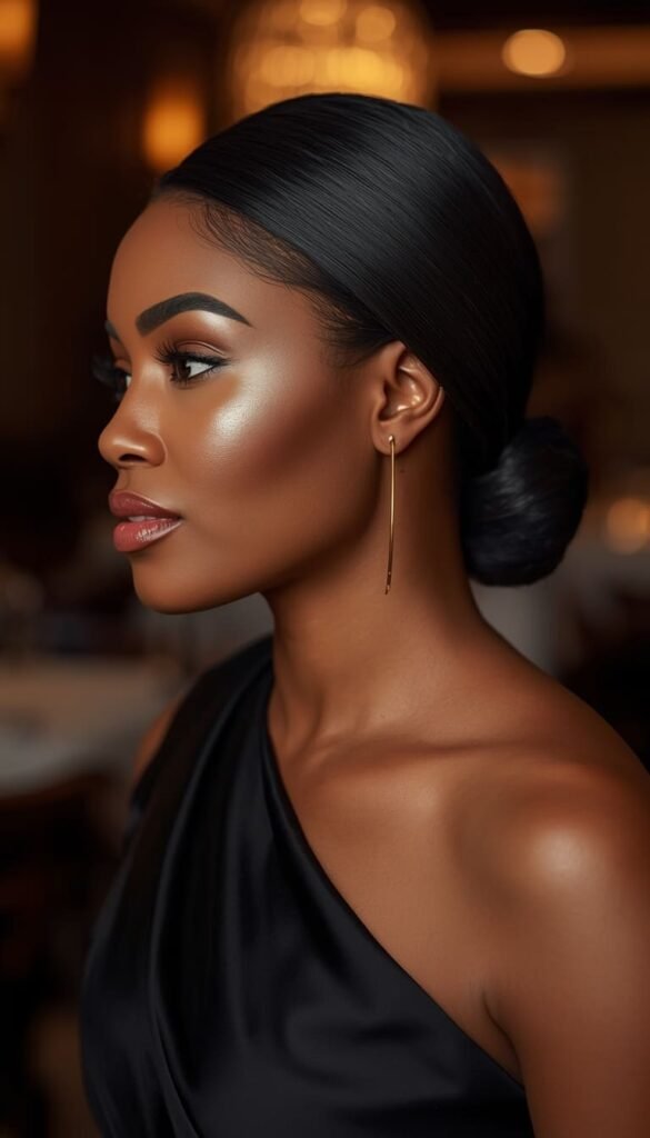 The Slicked Back Low Bun