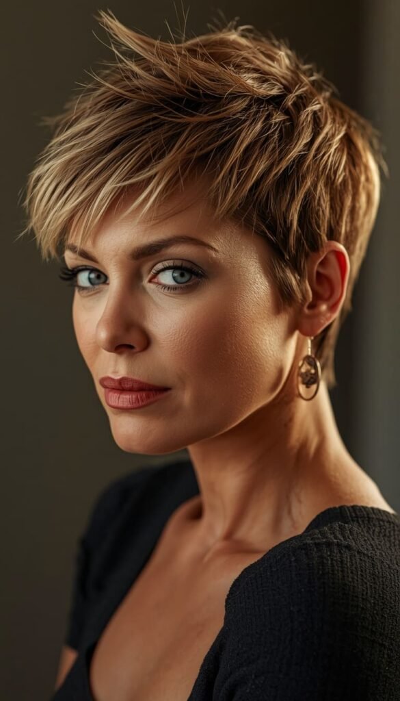 The Textured Pixie Cut