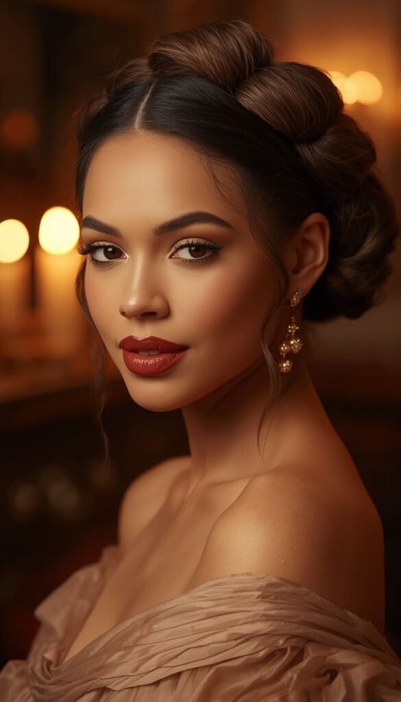 The Twisted Halo Updo