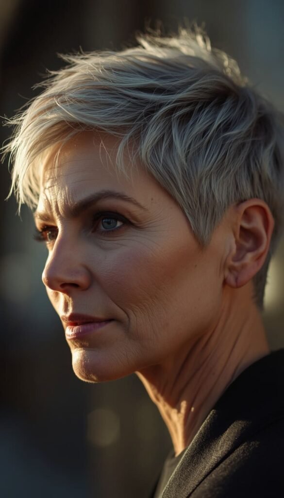 Tousled Undercut Pixie