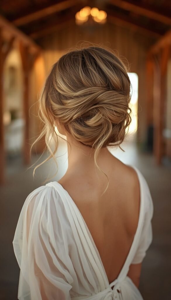 Undone Textured Updo