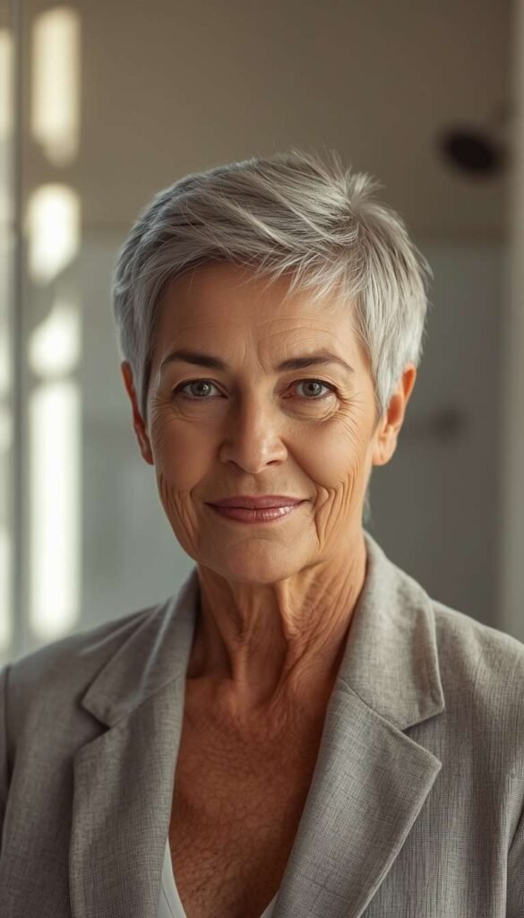 Wash and Wear Tapered Pixie