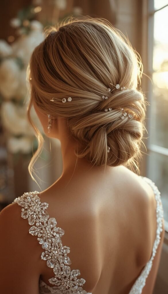 Wedding Bubble Ponytail — Romantic Refined and Reception Ready
