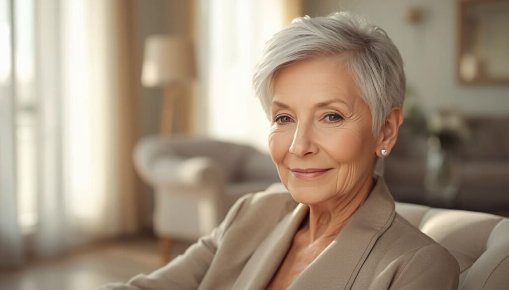 wash and wear hairstyles women over 70 thin fine hair