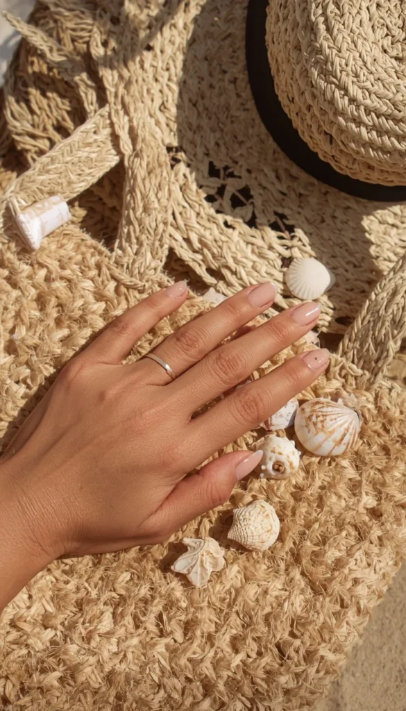 Beachy Coastal Nails