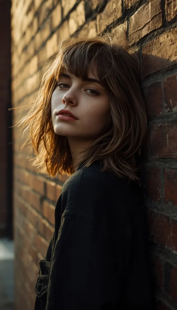 Choppy Textured Bangs