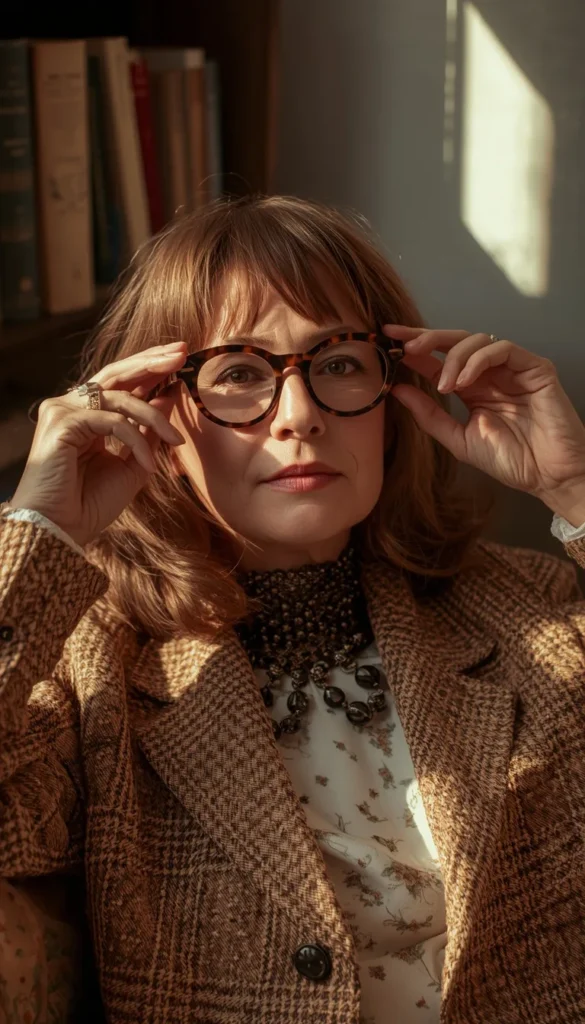Face Framing Layers for Glasses Wearers