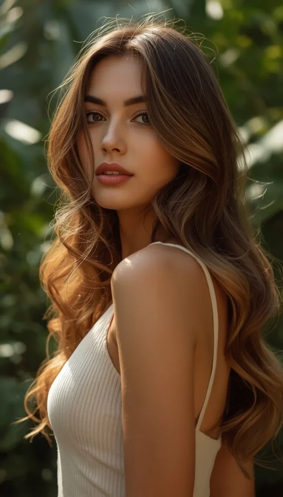 Face Framing Layers with Bangs