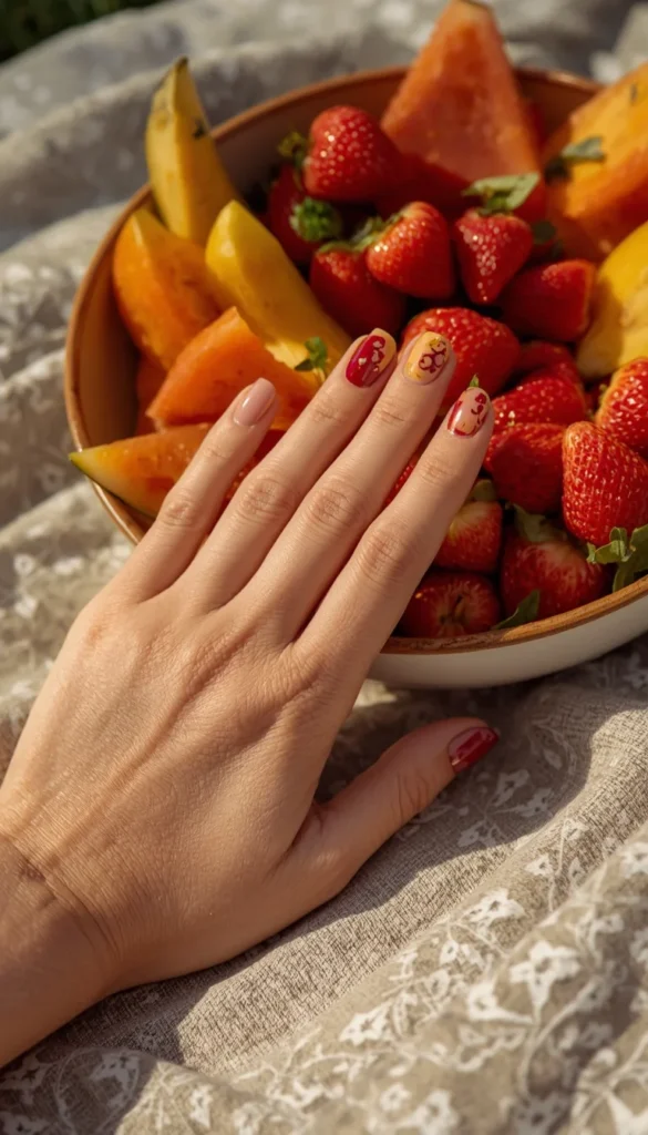 Fruit and Fun Nail Art Without the Splurge