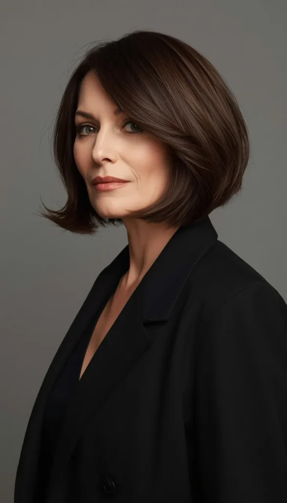 Layered Bob Hairstyles for Women Over 60