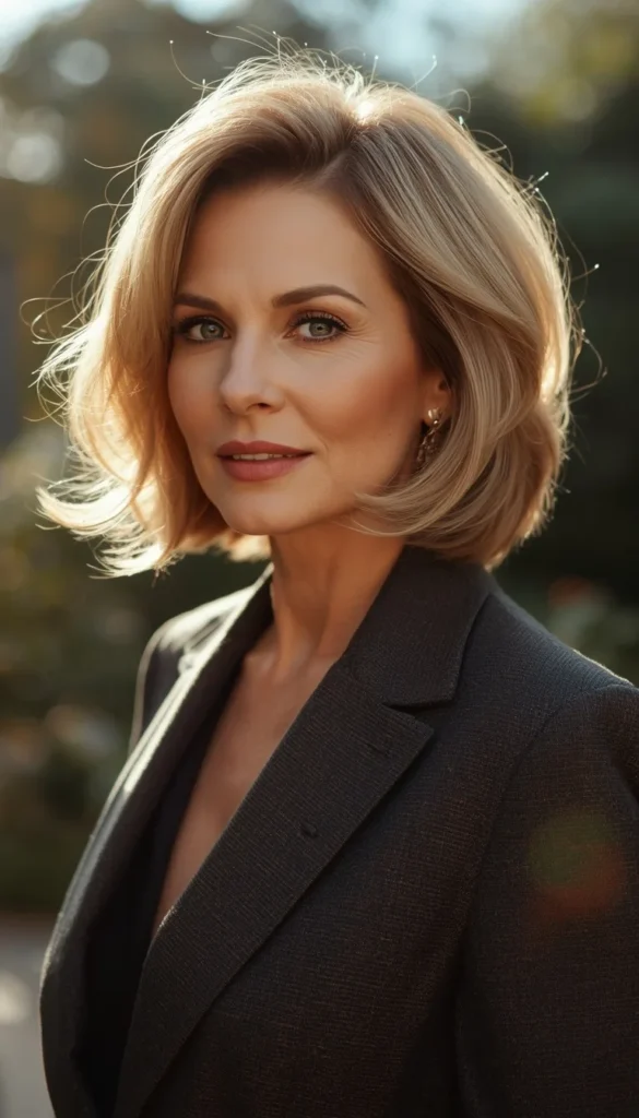 Layered Bob with Face Framing Pieces
