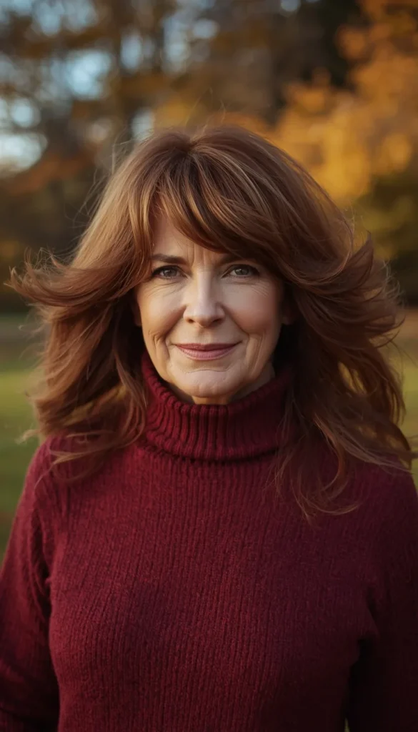 Layered Hairstyles for Women Over 60 with Thick Hair