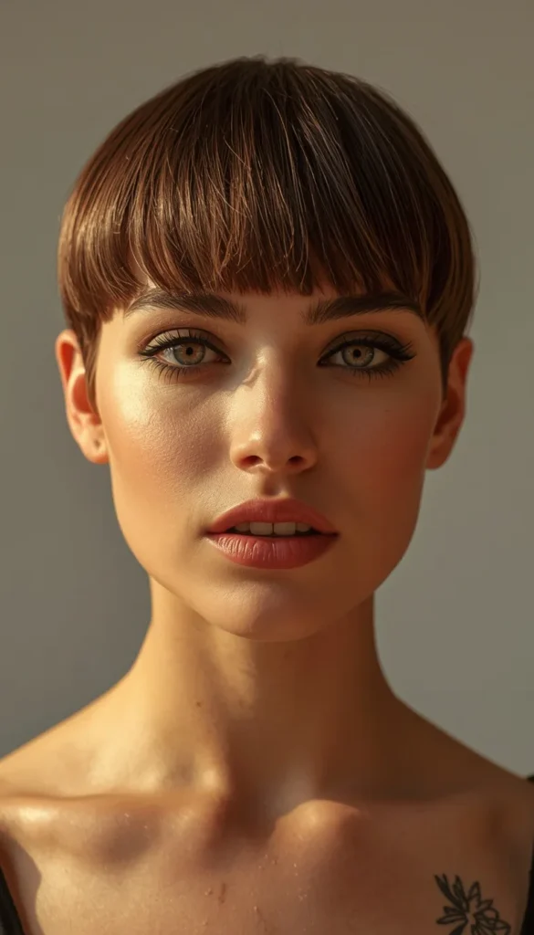 Pixie Cut With Side Bangs Soft, Flattering and Face Framing