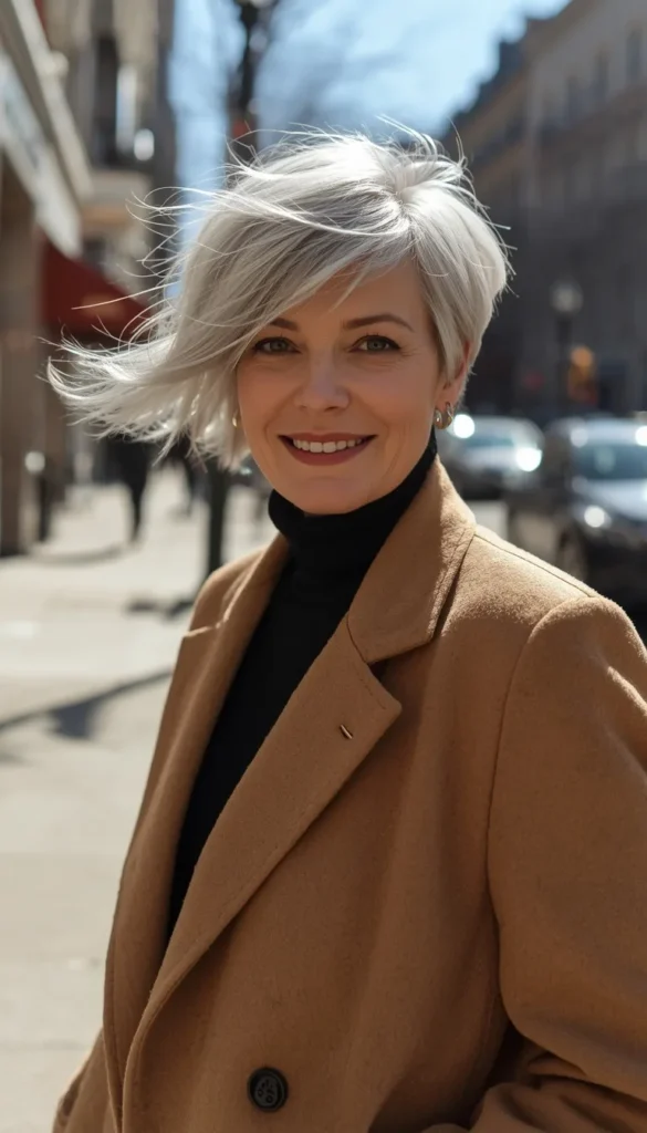 Short Layered Hairstyles for Women Over 60