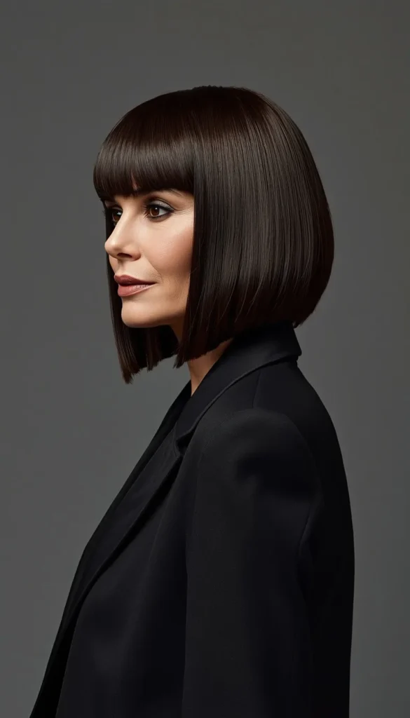 Sleek Blunt Bob, the Low Maintenance Icon