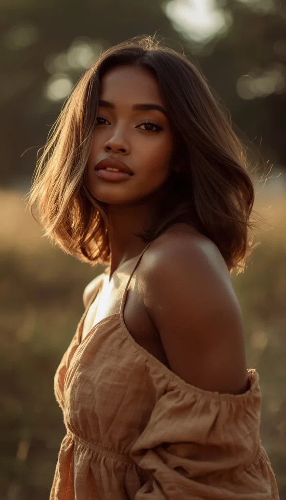 Soft Layered Shoulder Length Cut
