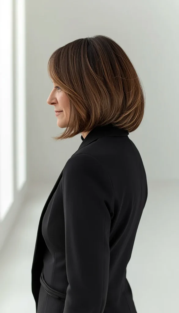 Stacked A Line Bob for Fine Hair