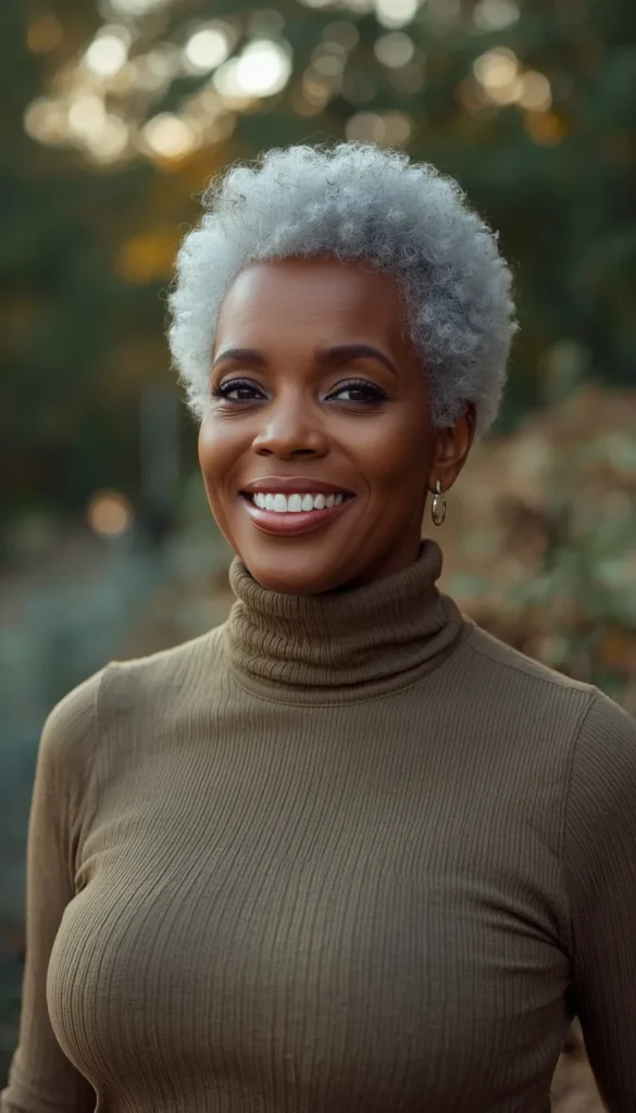 TWA (Teeny Weeny Afro) for a Fresh Silver Start