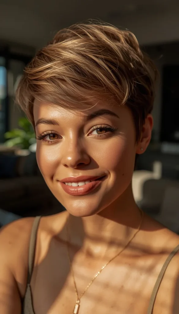 Textured Pixie With Bangs Your Answer to Fine or Thin Hair