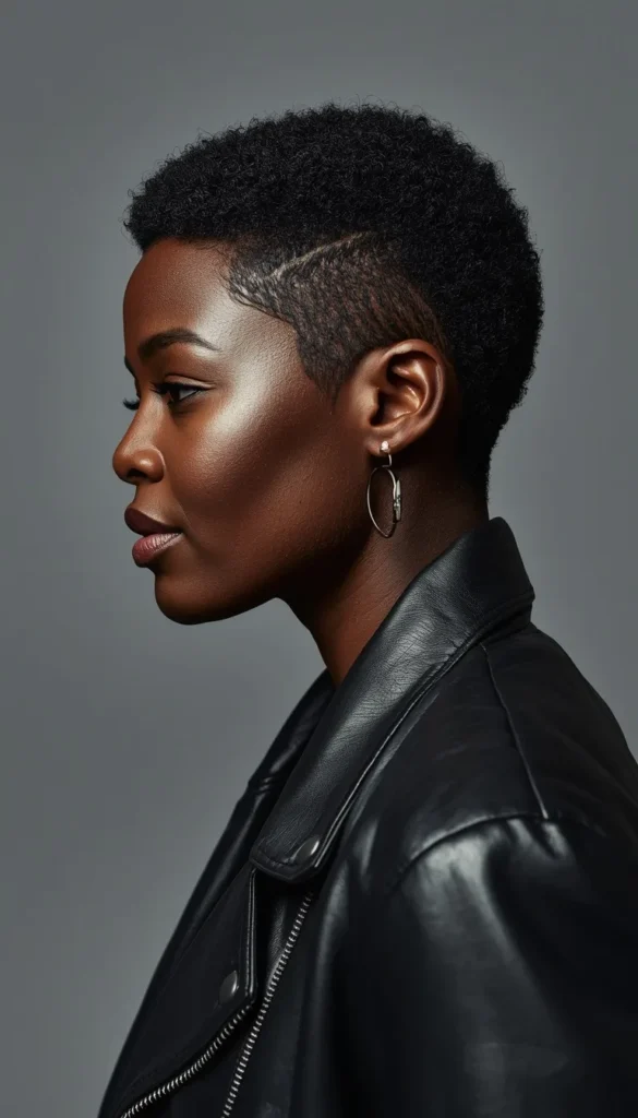 Textured Pixie with Undercut