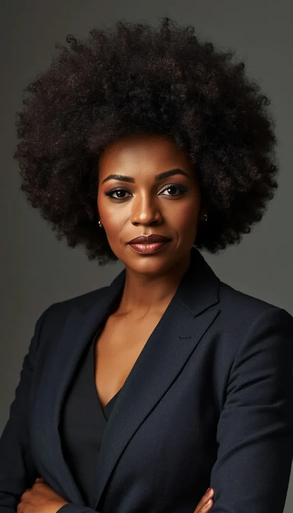 The Low Fade With A Natural Afro Crown
