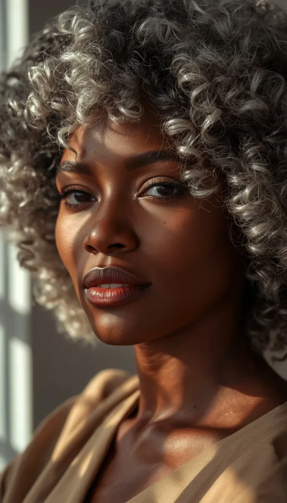 Why Gray Hair Looks Different (and Better) on Black Hair Textures