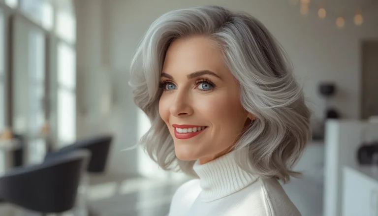 hairstyles for women over 60 with thin hair