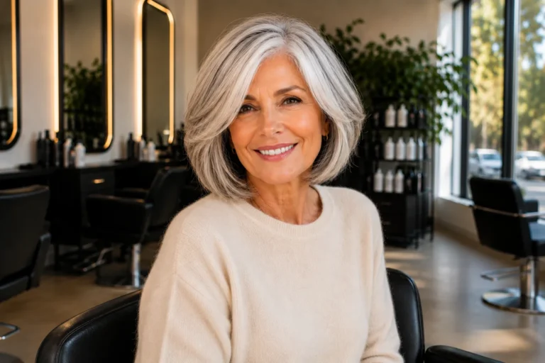 low maintenance hairstyles for 60 year old woman with fine hair