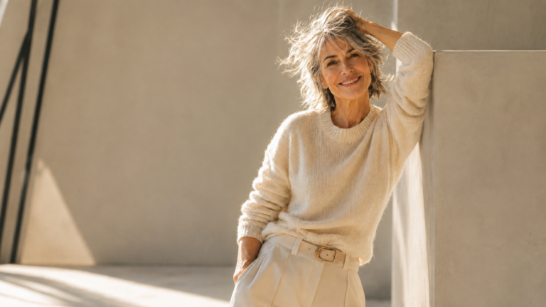 13 Messy Haircuts for Women Over 60 With Oval Faces