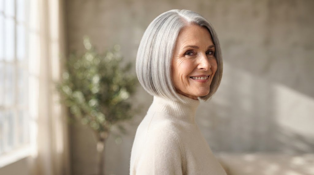 13 Modern Inverted Bob Haircuts for Women Over 60