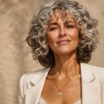 Effortless Messy Curly Haircuts for Women Over 60