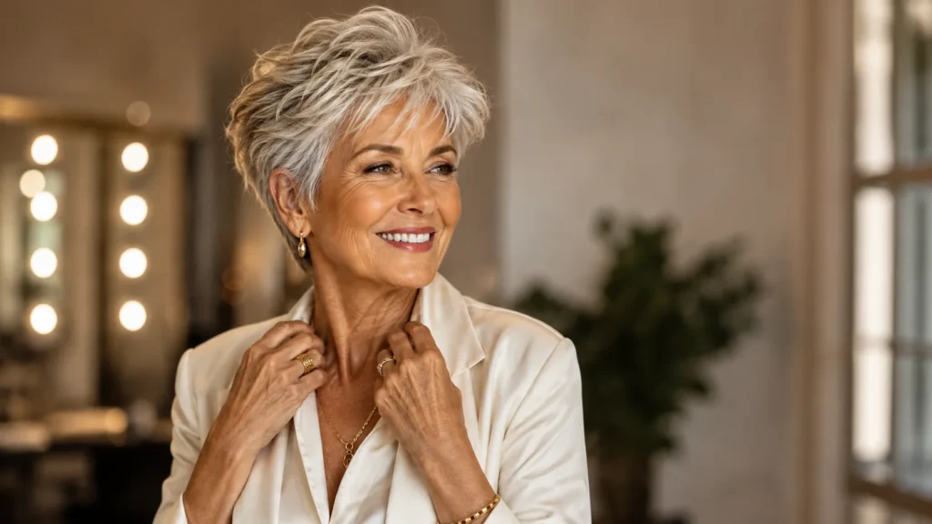 17 Short Layered Pixie Cuts for Women Over 60 for Extra Volume