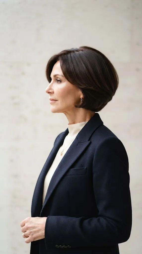 Classic Chin Length Stacked Bob