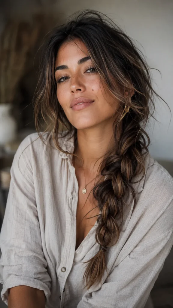 The Classic Loose Side Braid