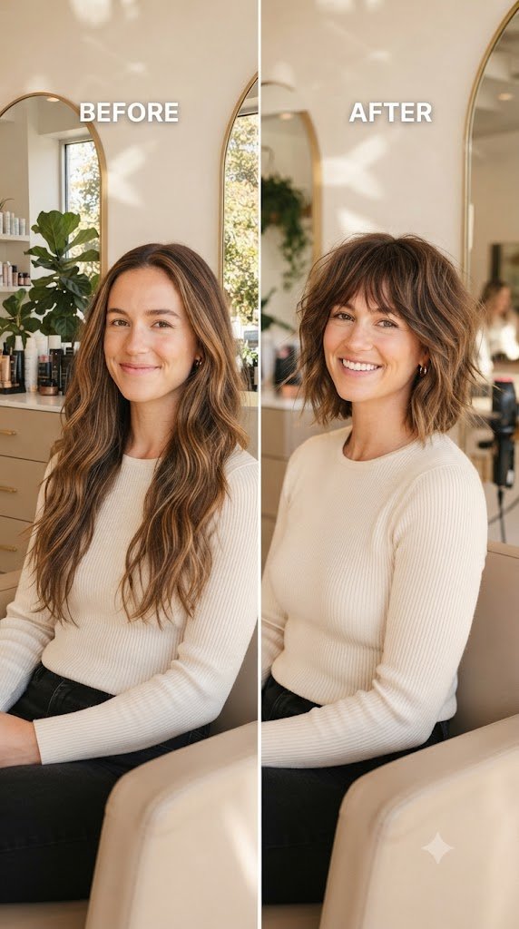 Growing Out Long Hair Into a Shag