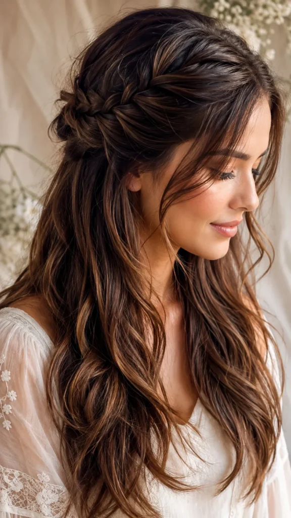 Half Up Side Braid