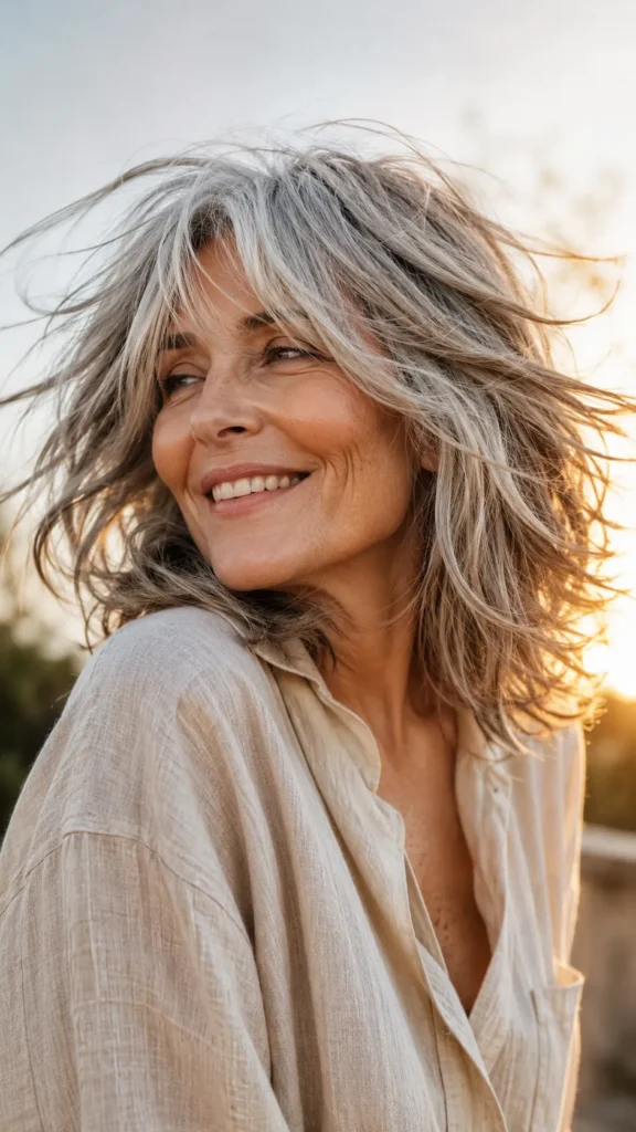Medium Length Messy Lobs And Shags