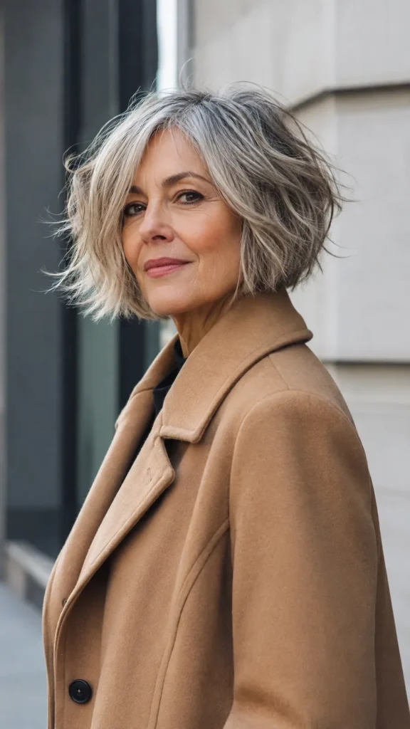 Messy Bob With Just Enough Edge