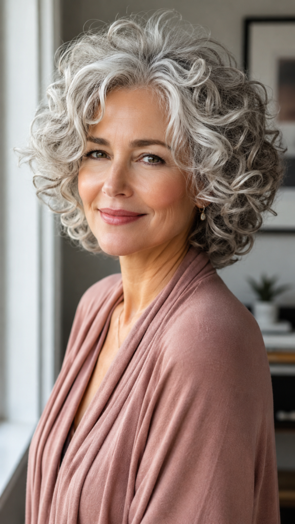 Messy Layered Bob for Thinning Crowns