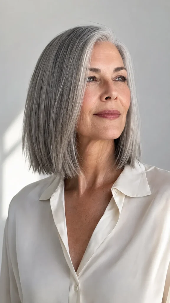 Shoulder Length Shag with Root Volume