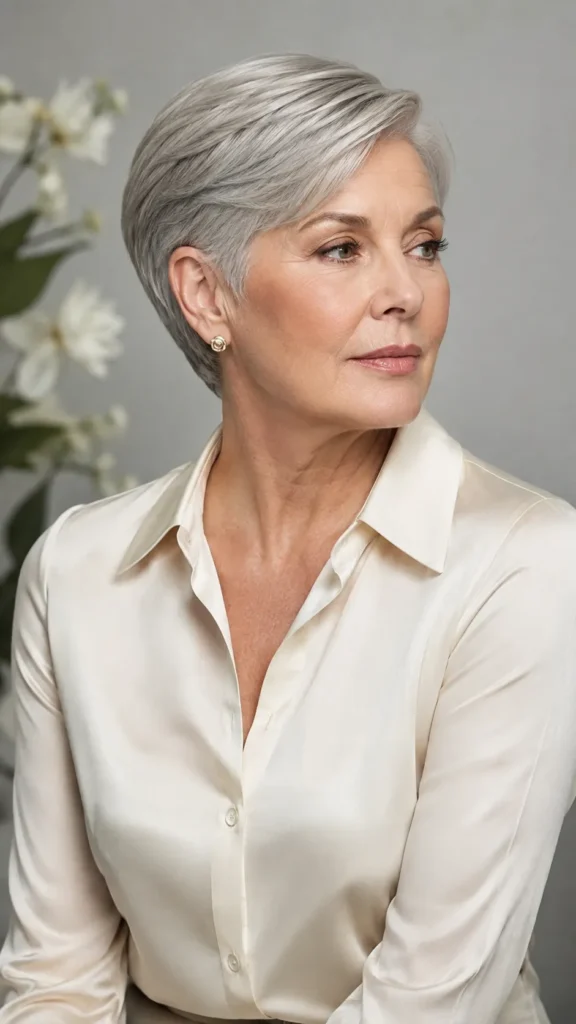 Sleek Pixie With a Polished Finish