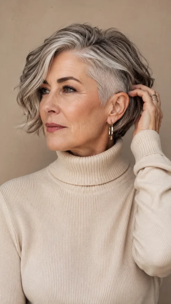 Textured Bob with Undercut Layers