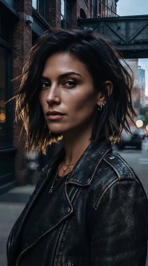  Textured Inverted Bob