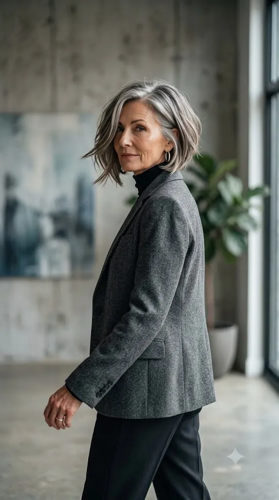  Textured Inverted Bob