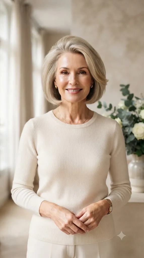 The Chin Length Bob for Fine Hair